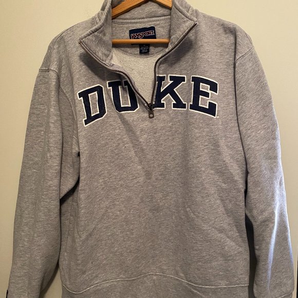 Jansport Duke Zip Sweatshirt Gray M - Picture 2 of 3